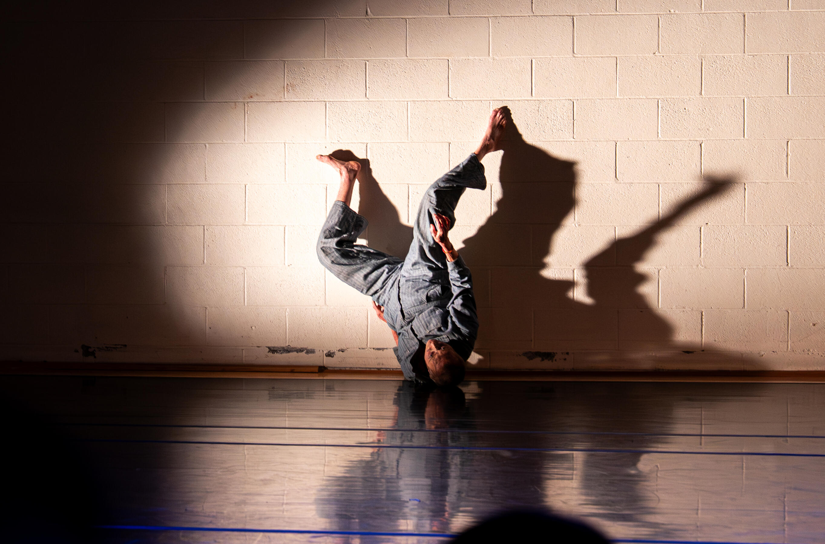 Julie’s most influential mentors in butoh have been: Anzu Furukawa, Diego Piñon, Yoshito Ohno, Natsu Nakajima, and Seisaku. Noguchi Taiso has become equally important for Gillum whose studies with Mari Osanai and Emre Thormann have refined her practice. Sh